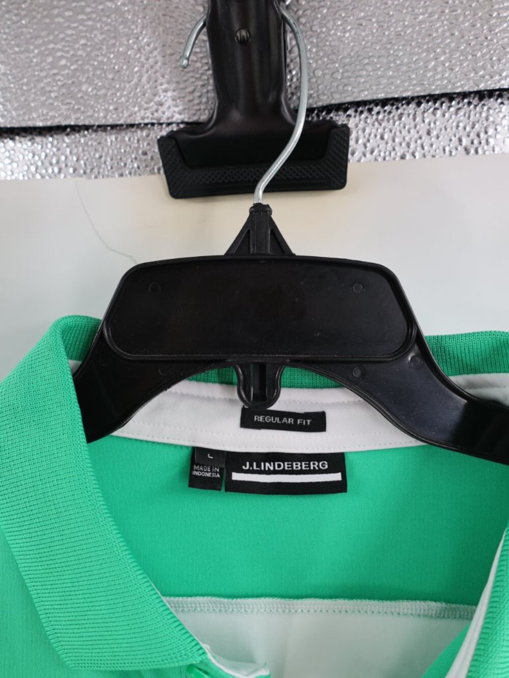 J Lindeberg Polo Shirt Mens Large Jeff Golf Pique Blarney New York Novelty Tour - Picture 6 of 14